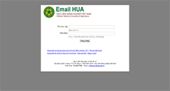 Desktop Screenshot of mail.hua.edu.vn
